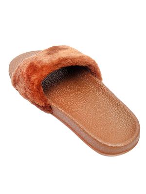 brown slip on flip flop - 17557438 - Standard Image - 4