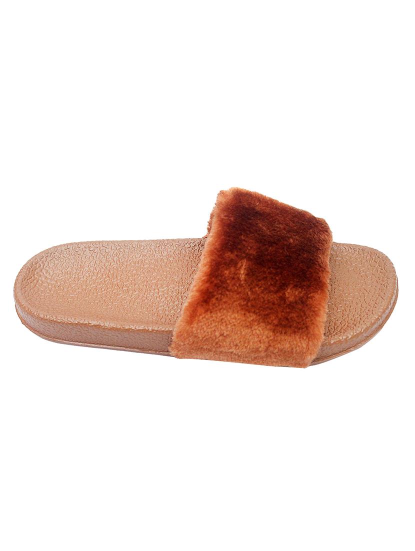 brown slip on flip flop - 17557438 - Zoom Image - 3