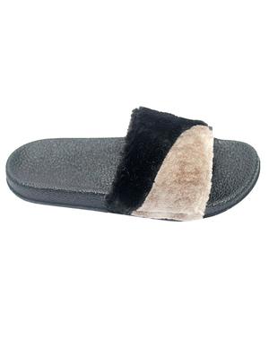 black slip on flip flop - 17557441 - Standard Image - 3