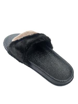 black slip on flip flop - 17557441 - Standard Image - 4