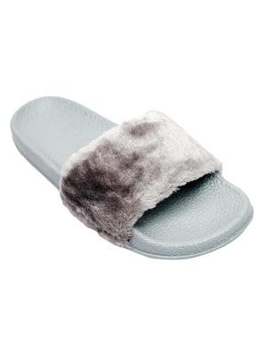 grey slip on flip flop - 17557443 - Standard Image - 2