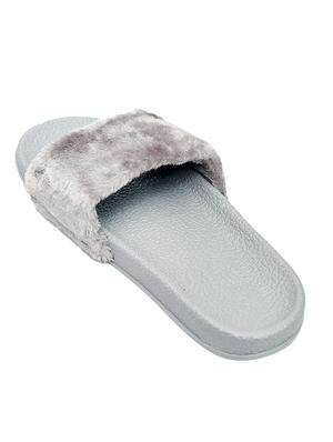 grey slip on flip flop - 17557443 - Standard Image - 4