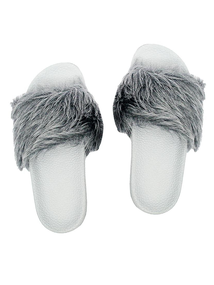 grey slip on flip flop - 17557444 - Zoom Image - 1