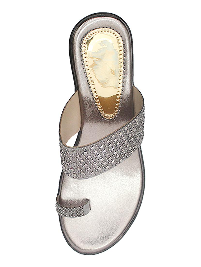 black pvc flip flops - 17557447 - Zoom Image - 5