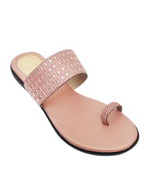 brown pvc flip flops - 17557448 - Standard Image - 2