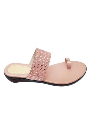 brown pvc flip flops - 17557448 - Standard Image - 3