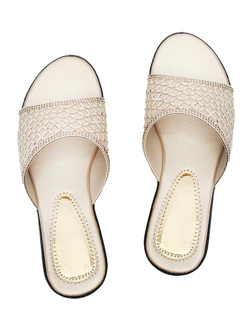 white pvc flip flops - 17557449 - Standard Image - 1