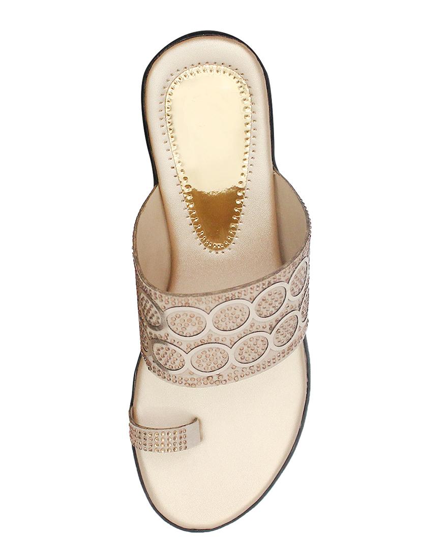 brown pvc flip flops - 17557450 - Zoom Image - 5