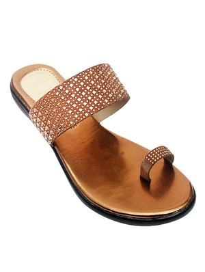 gold pvc flip flops - 17557452 - Standard Image - 2