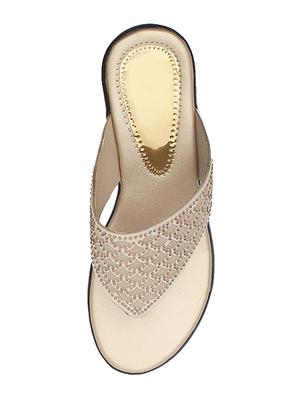silver pvc flip flops - 17557453 - Standard Image - 5
