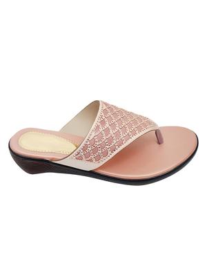gold pvc flip flops - 17557454 - Standard Image - 3