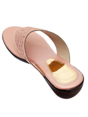 gold pvc flip flops - 17557454 - Standard Image - 4