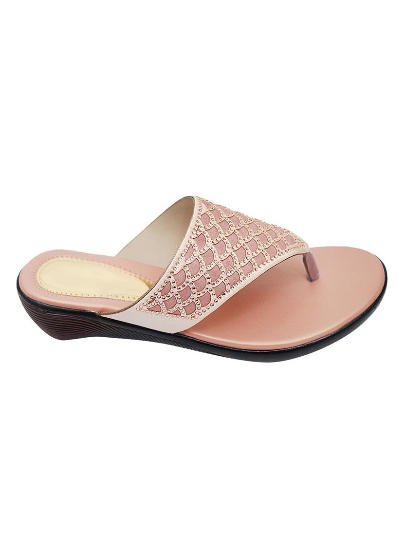 gold pvc flip flops - 17557454 - Zoom Image - 3