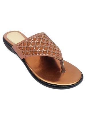 gold pvc flip flops - 17557455 - Standard Image - 2