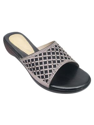 black pvc flip flops - 17557456 - Standard Image - 2
