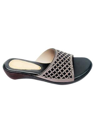 black pvc flip flops - 17557456 - Standard Image - 3