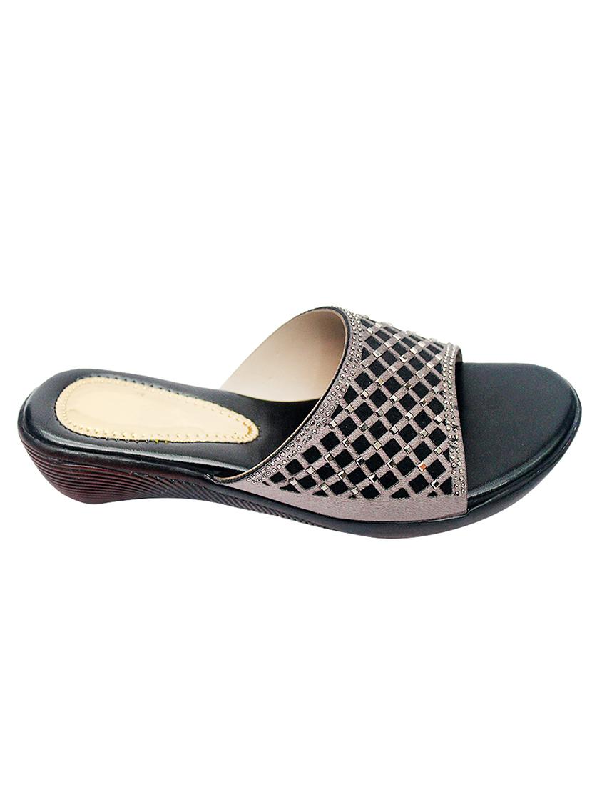 black pvc flip flops - 17557456 - Zoom Image - 3