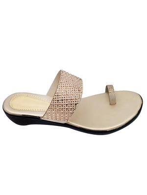 silver pvc flip flops - 17557459 - Standard Image - 3