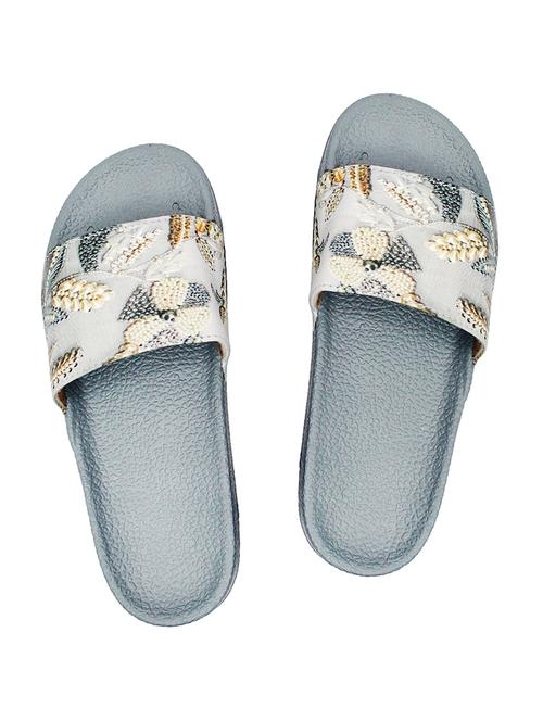 white pvc flip flops - 17557460 - Standard Image - 1