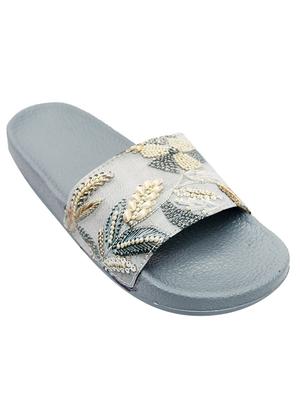 white pvc flip flops - 17557460 - Standard Image - 2