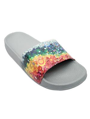 multi colored pvc flip flops - 17557461 - Standard Image - 2
