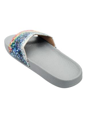 multi colored pvc flip flops - 17557461 - Standard Image - 3