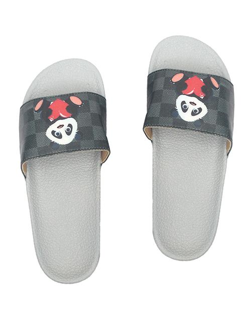 multi colored pvc flip flops - 17557462 - Standard Image - 1