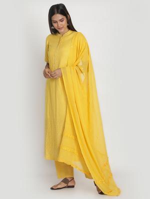embroidered suit set - 17557484 - Standard Image - 2
