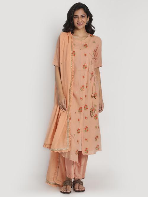 embroidered suit set - 17557487 - Standard Image - 1