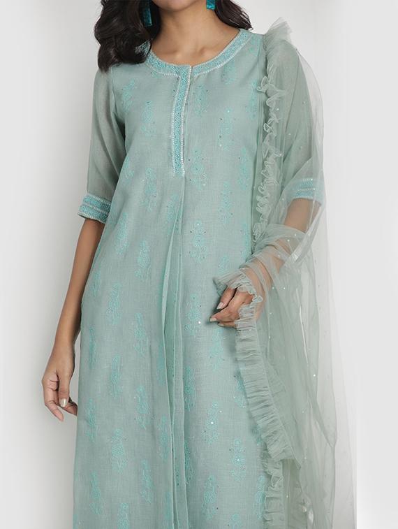 embroidered suit set - 17557489 - Zoom Image - 4
