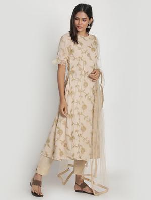 embroidered suit set - 17557499 - Standard Image - 2