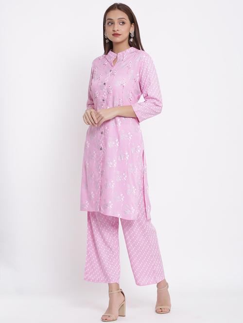 printed kurta pant set - 17557567 - Standard Image - 1