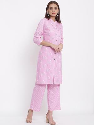 printed kurta pant set - 17557567 - Standard Image - 2