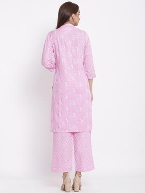 printed kurta pant set - 17557567 - Standard Image - 3