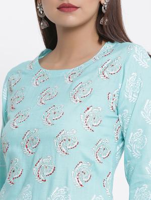 printed kurta sharara set - 17557573 - Standard Image - 4