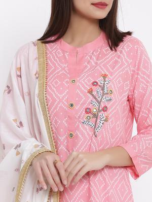 printed kurta sharara set - 17557574 - Standard Image - 5