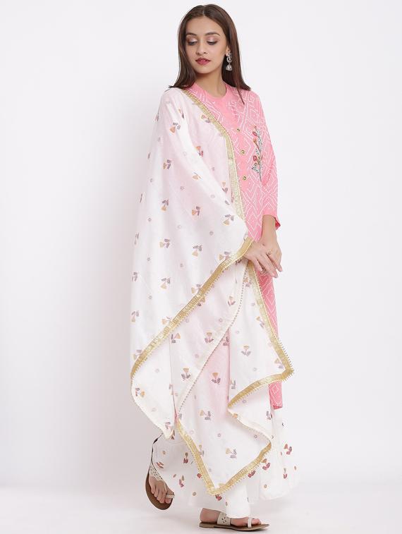 printed kurta sharara set - 17557574 - Zoom Image - 2