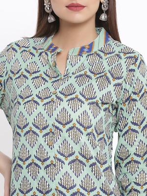 printed kurta palazzo set - 17557579 - Standard Image - 4