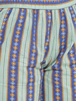 printed kurta palazzo set - 17557579 - Standard Image - 5