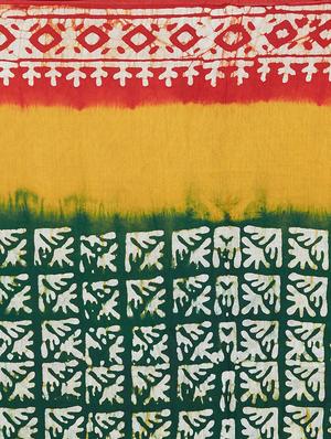 batik print unstitched suit - 17557588 - Standard Image - 4