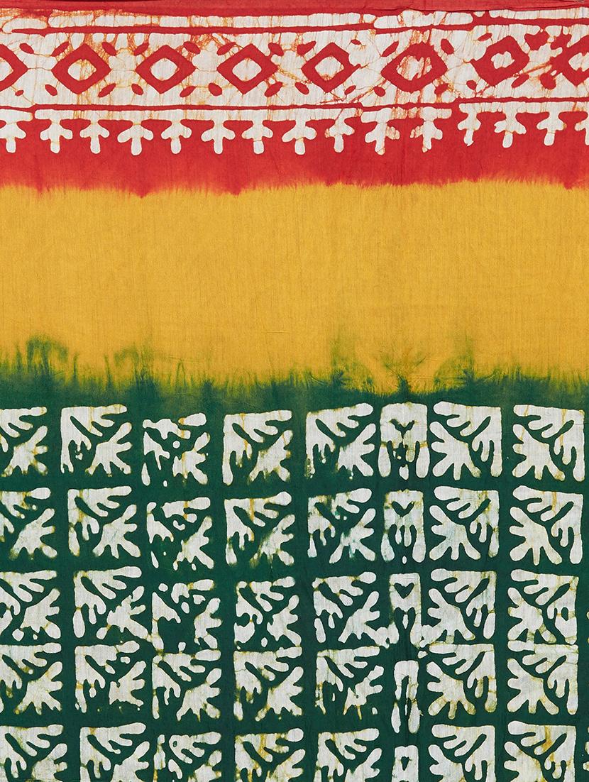 batik print unstitched suit - 17557588 - Zoom Image - 4