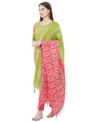 batik print unstitched suit - 17557590 - Standard Image - 2