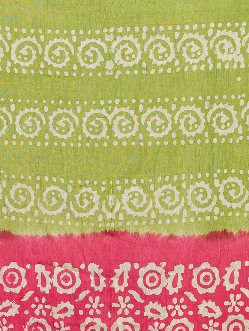 batik print unstitched suit - 17557590 - Zoom Image - 5