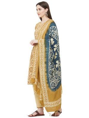 batik print unstitched suit - 17557592 - Standard Image - 2