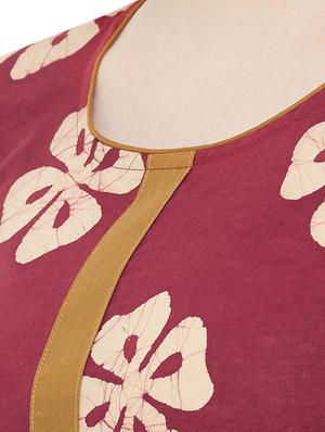 batik print unstitched suit - 17557594 - Standard Image - 4