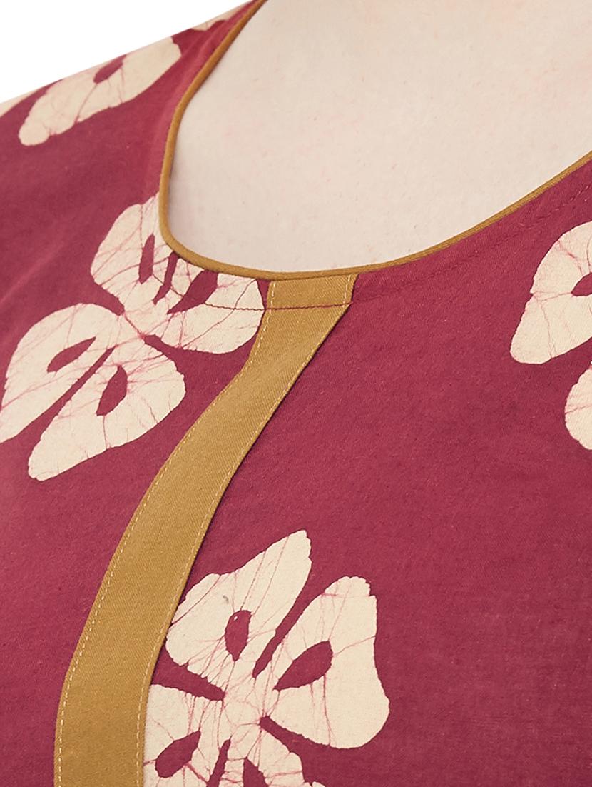 batik print unstitched suit - 17557594 - Zoom Image - 4