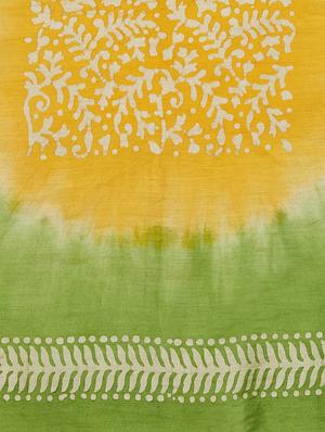 batik print unstitched suit - 17557599 - Standard Image - 4