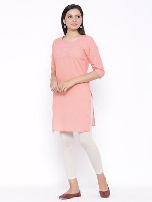 tonal embroidered straight kurta - 17557717 - Standard Image - 2