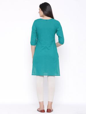 tonal embroidered straight kurta - 17557719 - Standard Image - 3