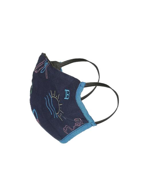 multi colored cotton anti-pollution men mask (pack of 3) - 17558082 - Standard Image - 1